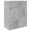 vidaXL betonszürke szerelt fa tálalószekrény 60 x 30 x 75 cm