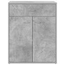 vidaXL betonszürke szerelt fa tálalószekrény 60 x 30 x 75 cm