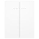 vidaXL fehér szerelt fa tálalószekrény 60 x 30 x 75 cm