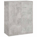 vidaXL betonszürke szerelt fa tálalószekrény 60 x 30 x 75 cm