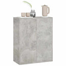 vidaXL betonszürke szerelt fa tálalószekrény 60 x 30 x 75 cm