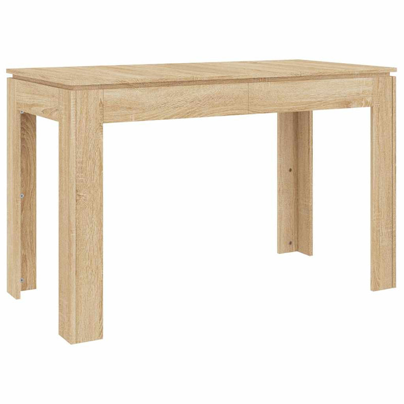 vidaXL sonoma tölgy színű szerelt fa étkezőasztal 120 x 60 x 76 cm