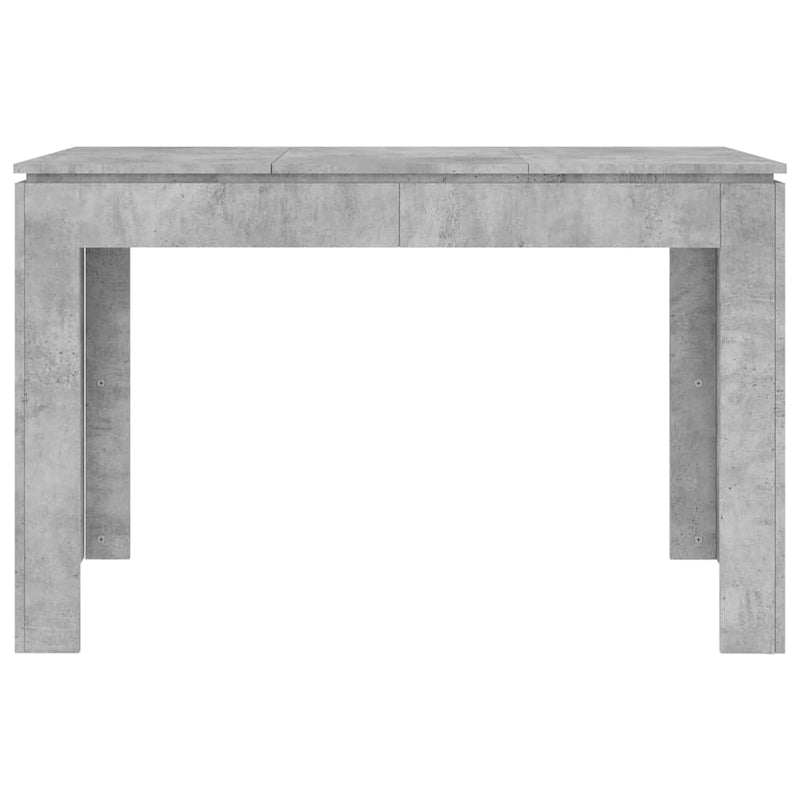 vidaXL betonszürke szerelt fa étkezőasztal 120 x 60 x 76 cm