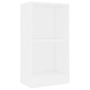 vidaXL fehér szerelt fa könyvespolc 40x24x75 cm