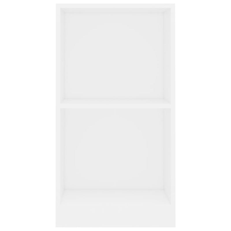vidaXL fehér szerelt fa könyvespolc 40x24x75 cm