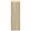 vidaXL sonoma-tölgy színű forgácslap könyvespolc 40 x 24 x 75 cm