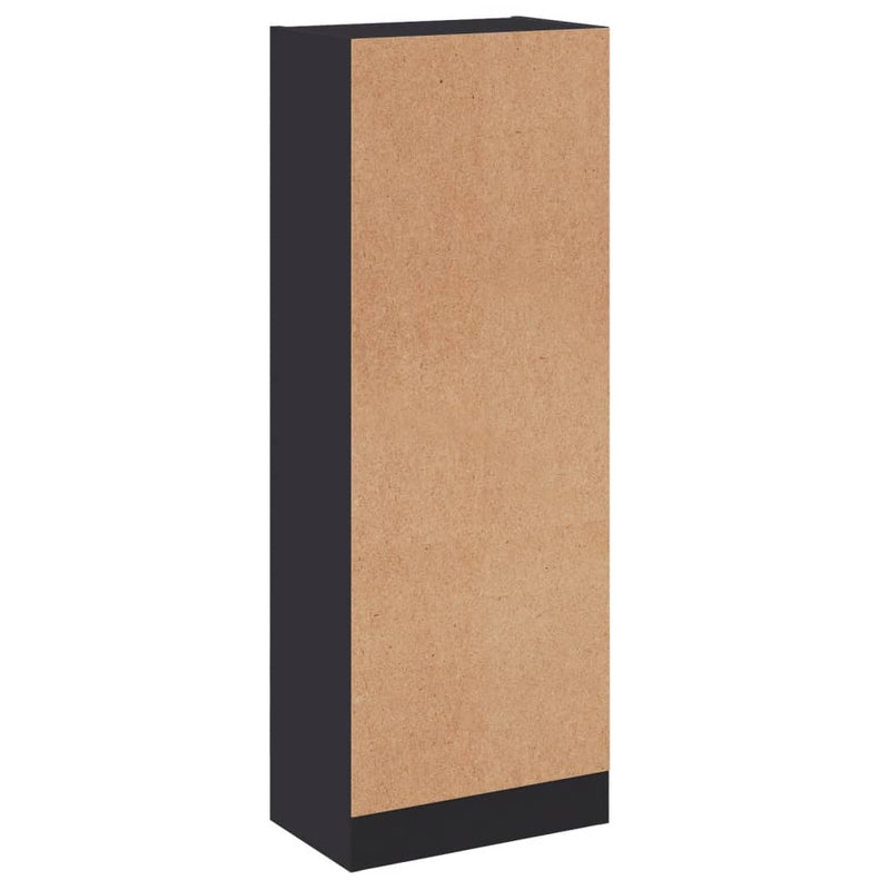 vidaXL 3 szintes szürke szerelt fa könyvszekrény 40 x 24 x 109 cm