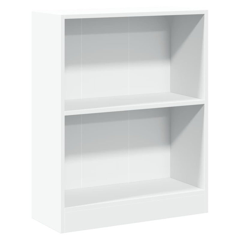 vidaXL fehér szerelt fa könyvespolc 60 x 24 x 76 cm