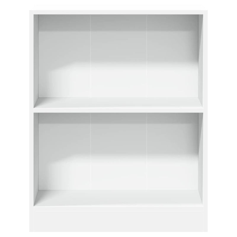 vidaXL fehér szerelt fa könyvespolc 60 x 24 x 76 cm