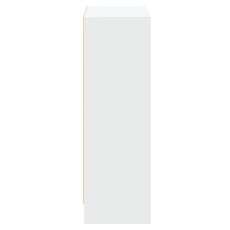vidaXL fehér szerelt fa könyvespolc 60 x 24 x 76 cm