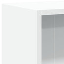 vidaXL fehér szerelt fa könyvespolc 60 x 24 x 76 cm
