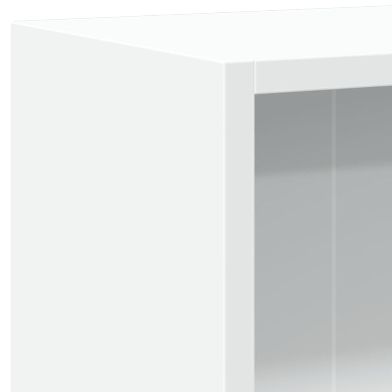 vidaXL fehér szerelt fa könyvespolc 60 x 24 x 76 cm