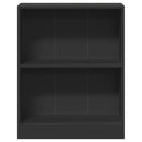 vidaXL fekete szerelt fa könyvespolc 60 x 24 x 76 cm