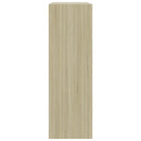 vidaXL sonoma tölgy színű szerelt fa könyvespolc 60 x 24 x 76 cm