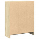 vidaXL sonoma tölgy színű szerelt fa könyvespolc 60 x 24 x 76 cm