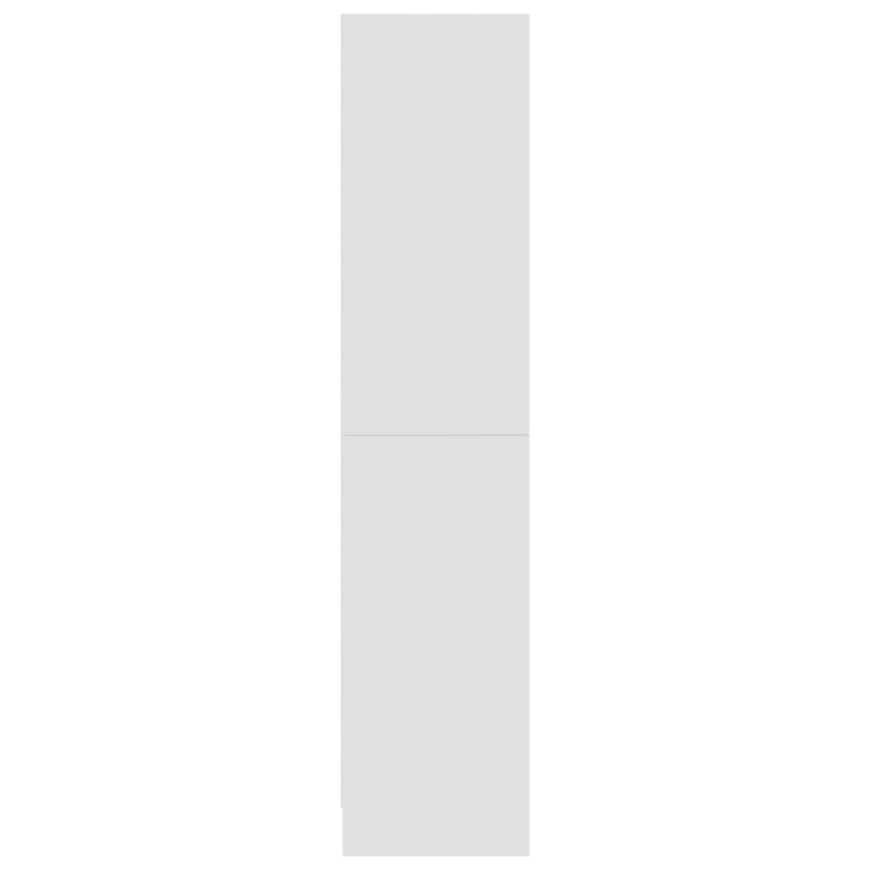 vidaXL 3 szintes fehér szerelt fa könyvszekrény 60 x 24 x 109 cm