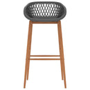 vidaXL 2 db szürke bárszék