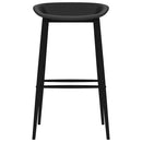 vidaXL 2 db fekete bárszék