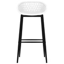 vidaXL 4 db fehér bárszék