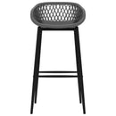 vidaXL 4 db szürke bárszék