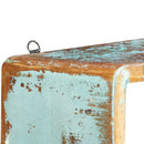 vidaXL 3-részes tömör újrahasznosított fa fali kockapolcszett