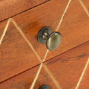 vidaXL tömör mangófa éjjeliszekrény 43 x 30 x 58 cm