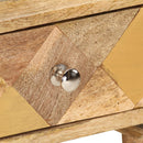 vidaXL tömör mangófa éjjeliszekrény 43 x 30 x 58 cm