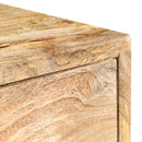 vidaXL tömör mangófa tálalószekrény 80 x 30 x 100 cm