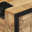 vidaXL tömör nyers mangófa komód 100 x 31 x 60 cm