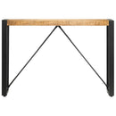 vidaXL tömör mangófa tálalóasztal 110 x 35 x 76 cm