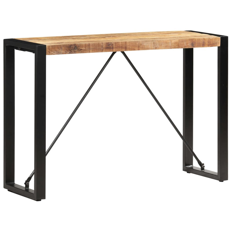 vidaXL tömör mangófa tálalóasztal 110 x 35 x 76 cm