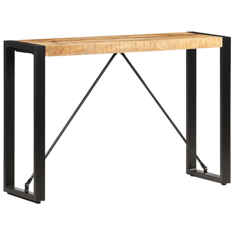 vidaXL tömör mangófa tálalóasztal 110 x 35 x 76 cm