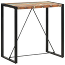 vidaXL tömör újrahasznosított fa bárasztal 110 x 60 x 110 cm