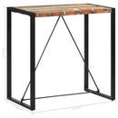 vidaXL tömör újrahasznosított fa bárasztal 110 x 60 x 110 cm