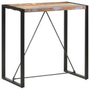 vidaXL tömör újrahasznosított fa bárasztal 110 x 60 x 110 cm