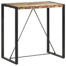 vidaXL tömör újrahasznosított fa bárasztal 110 x 60 x 110 cm