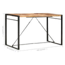 vidaXL tömör akácfából bárasztal 180 x 90 x 110 cm