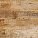 vidaXL tömör nyers mangófa étkezőasztal 180 x 90 x 76 cm