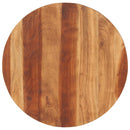 vidaXL kerek tömör akácfa asztallap 15-16 mm 70 cm
