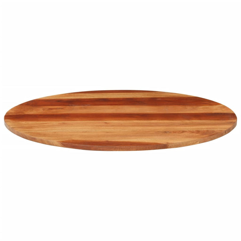 vidaXL kerek tömör akácfa asztallap 15-16 mm 70 cm