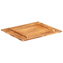 vidaXL tömör akácfa asztallap 15-16 mm 60 x 70 cm