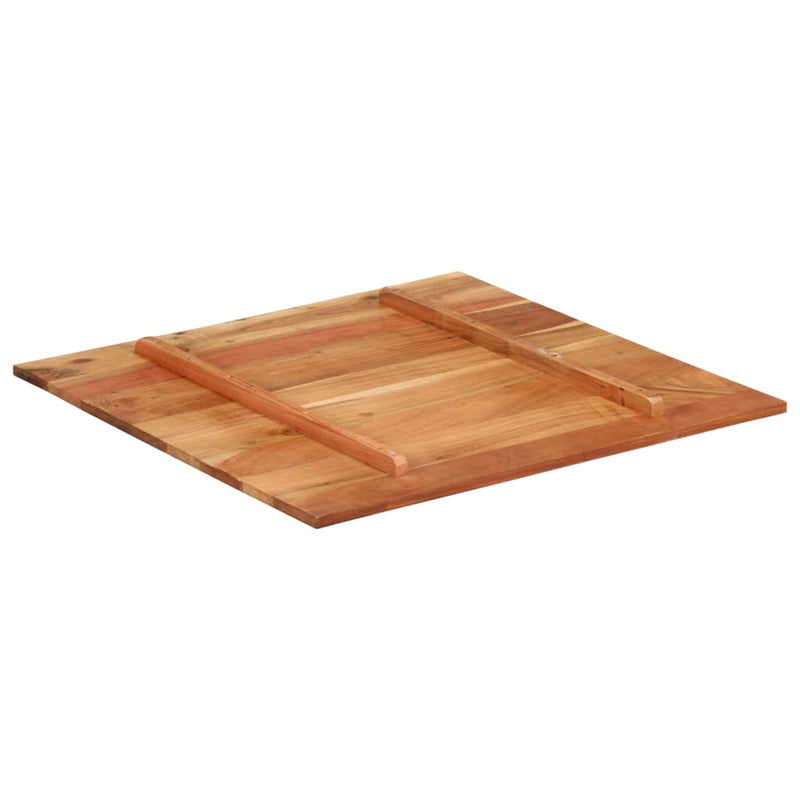 vidaXL tömör akácfa asztallap 15-16 mm 70 x 70 cm