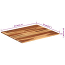 vidaXL tömör akácfa asztallap 15-16 mm 70 x 80 cm