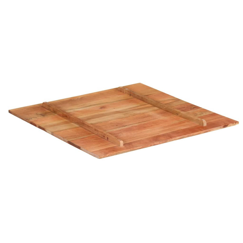 vidaXL tömör akácfa asztallap 15-16 mm 80 x 80 cm