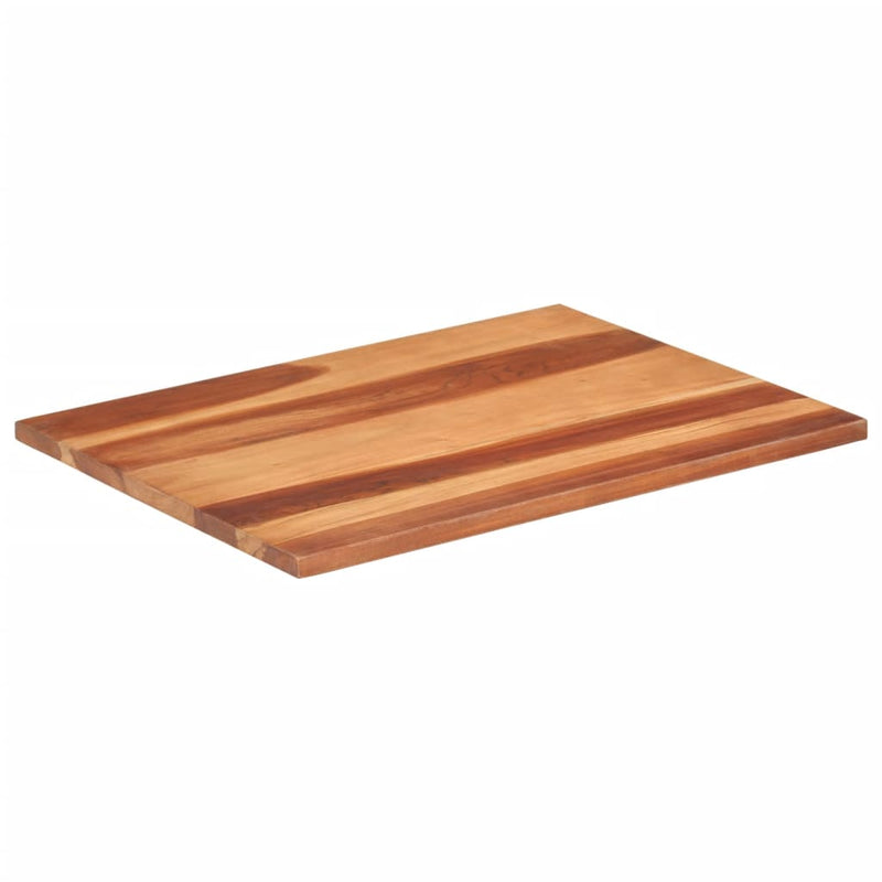 vidaXL tömör akácfa asztallap 25-27 mm 60 x 80 cm
