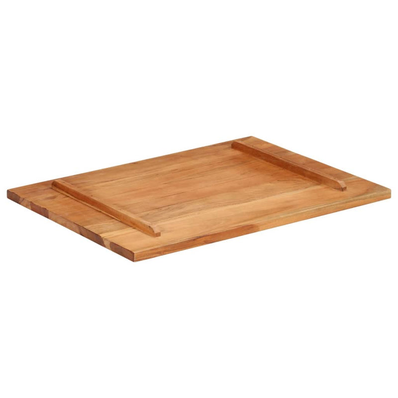 vidaXL tömör akácfa asztallap 25-27 mm 60 x 80 cm