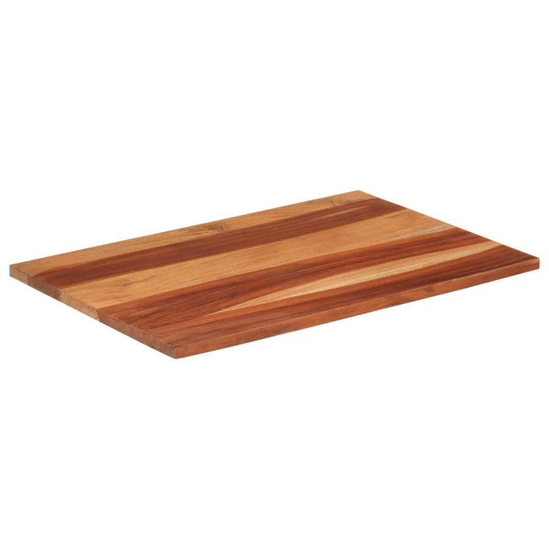 vidaXL tömör akácfa asztallap 25-27 mm 60 x 90 cm