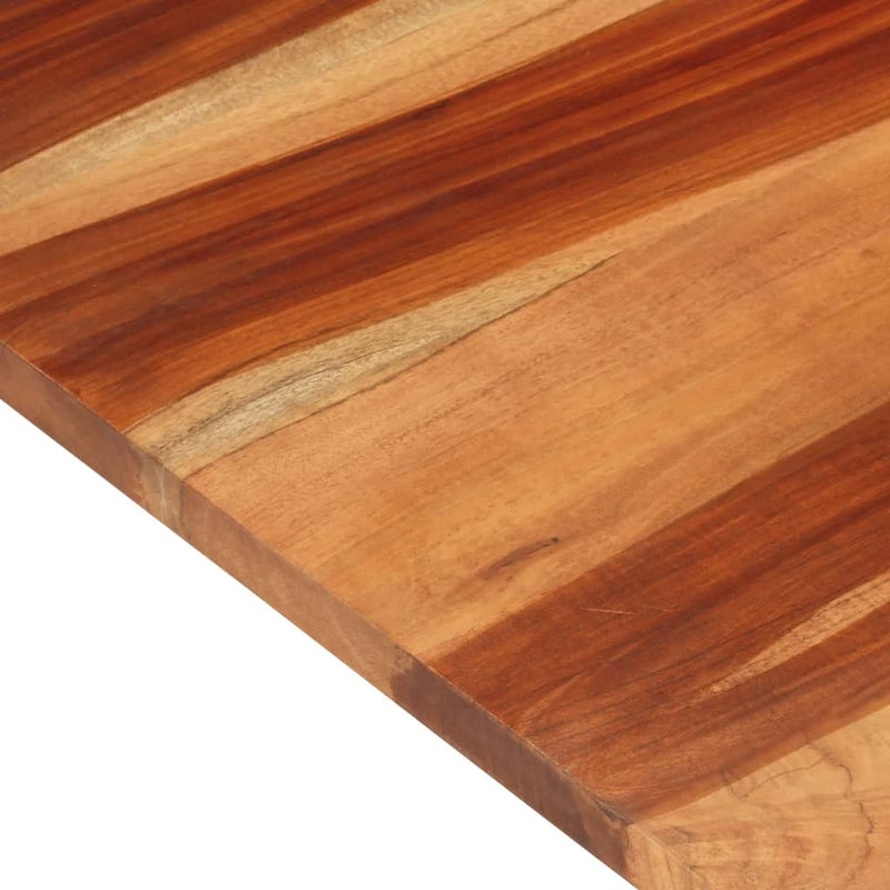 vidaXL tömör akácfa asztallap 25-27 mm 60 x 90 cm
