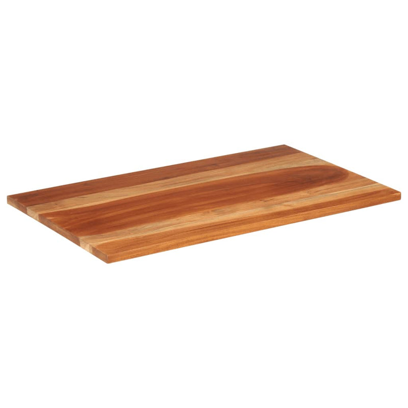 vidaXL tömör akácfa asztallap 25-27 mm 60 x 100 cm