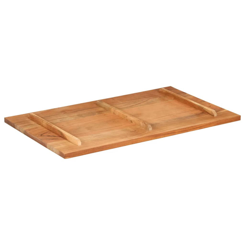 vidaXL tömör akácfa asztallap 25-27 mm 60 x 100 cm
